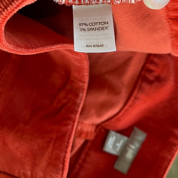 J Jill| Coral Corduroy Skirt with Pockets, Size 4••• - Picture 8 of 10